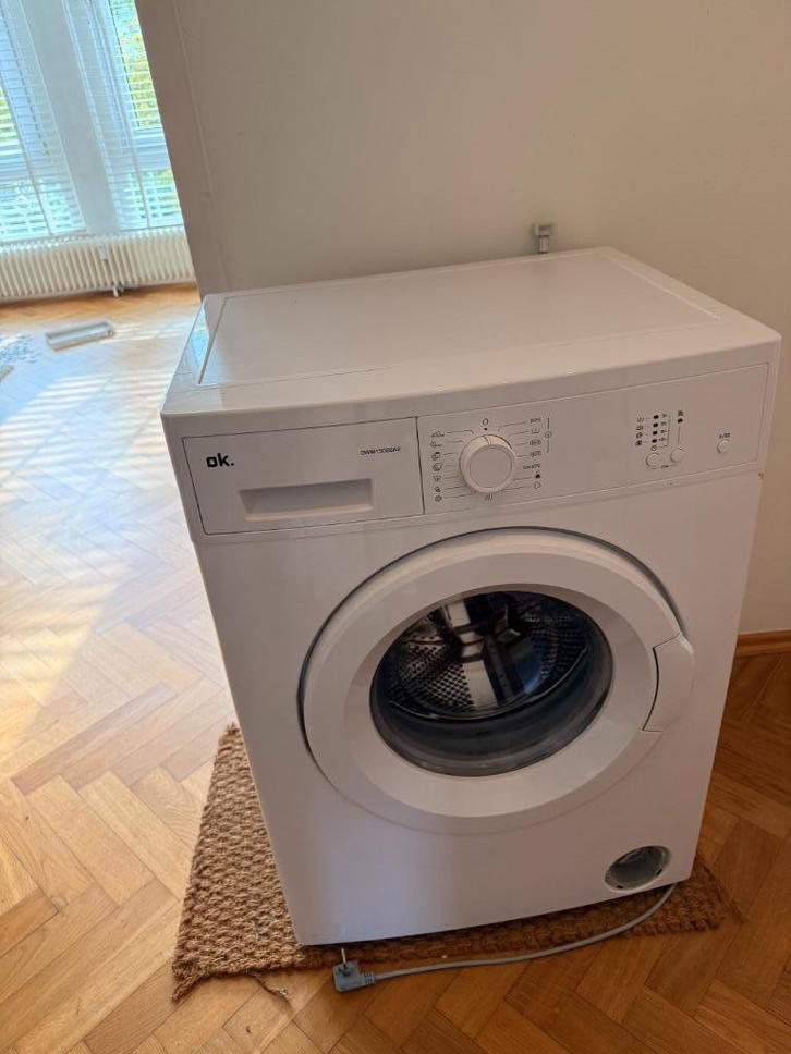OK OWM15026A2 Wasmachine – Goed Werkend, Witgoed en Apparatuur, Wasmachines, Gebruikt, Voorlader, 4 tot 6 kg, 85 tot 90 cm, 1200 tot 1600 toeren