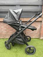Zwart leren Dubatti kinderwagen, Limited Edition, Kinderen en Baby's, Kinderwagens en Combinaties, Overige merken, Gebruikt, Ophalen of Verzenden