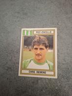 Panini sticker Voetbal 83. Speler Chris Riemens PEC-Zwolle., Hobby en Vrije tijd, Verzenden, Gebruikt, Sticker