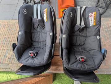2x Maxi-Cosi Pebble Plus I-Size + Isofix bases beschikbaar voor biedingen