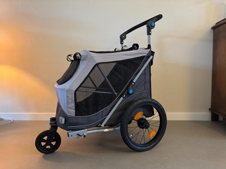 bijna nieuwe hondenfietskar en wandelwagen / buggy compleet, Dieren en Toebehoren, Honden-accessoires, Zo goed als nieuw, Ophalen