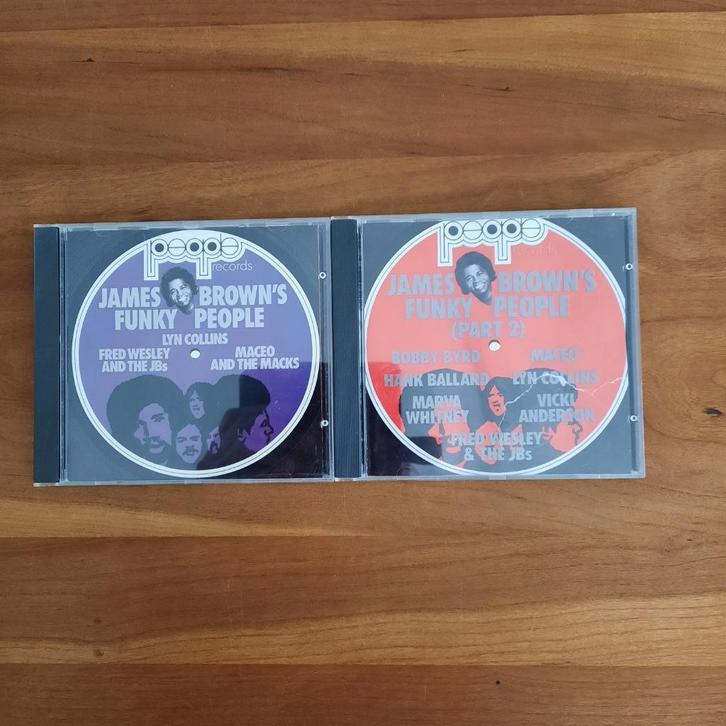 2 x cd James Brown's Funky People 1 + 2 (import), Cd's en Dvd's, Cd's | R&B en Soul, Gebruikt, R&B, 1960 tot 1980, Ophalen of Verzenden