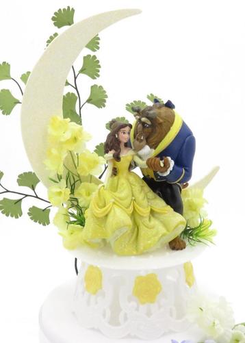 Schitterende romantische Belle en het Beest taarttopper. beschikbaar voor biedingen