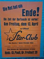 Star club poster, Verzamelen, Posters, Ophalen, Met lijst, A1 t/m A3, Muziek