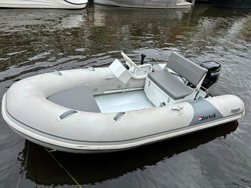 Vortex Aluminium RIB 310 (2020) + Suzuki DF9.9 BRS (2021), Watersport en Boten, Rubberboten, Zo goed als nieuw, Overige merken