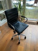 Retro Bureaustoel, Ophalen, Gebruikt, Zwart, Bureaustoel