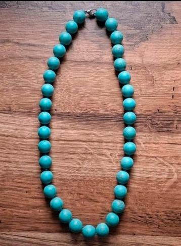 Turkoois Kralenketting - 52 cm beschikbaar voor biedingen