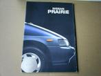 Nissan Prairie [ 1992 ] 20 pag., Verzenden, Zo goed als nieuw, Nissan
