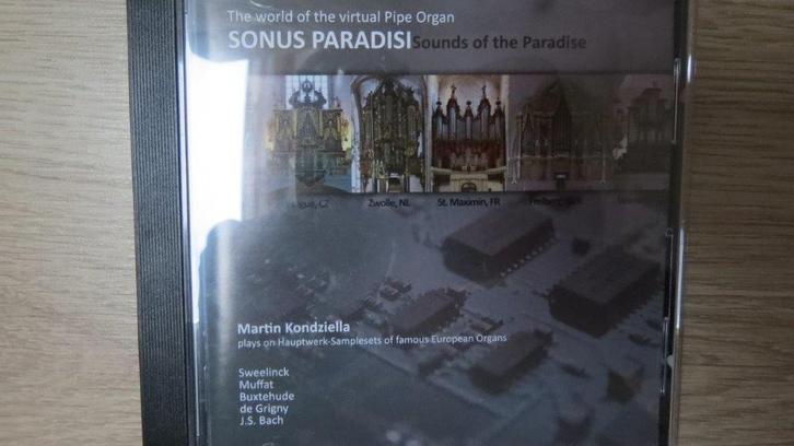 Cd: Sonus Paradisi, Martin Kondziella, Hauptwerk, J.S. Bach, Cd's en Dvd's, Cd's | Klassiek, Zo goed als nieuw, Kamermuziek, Classicisme