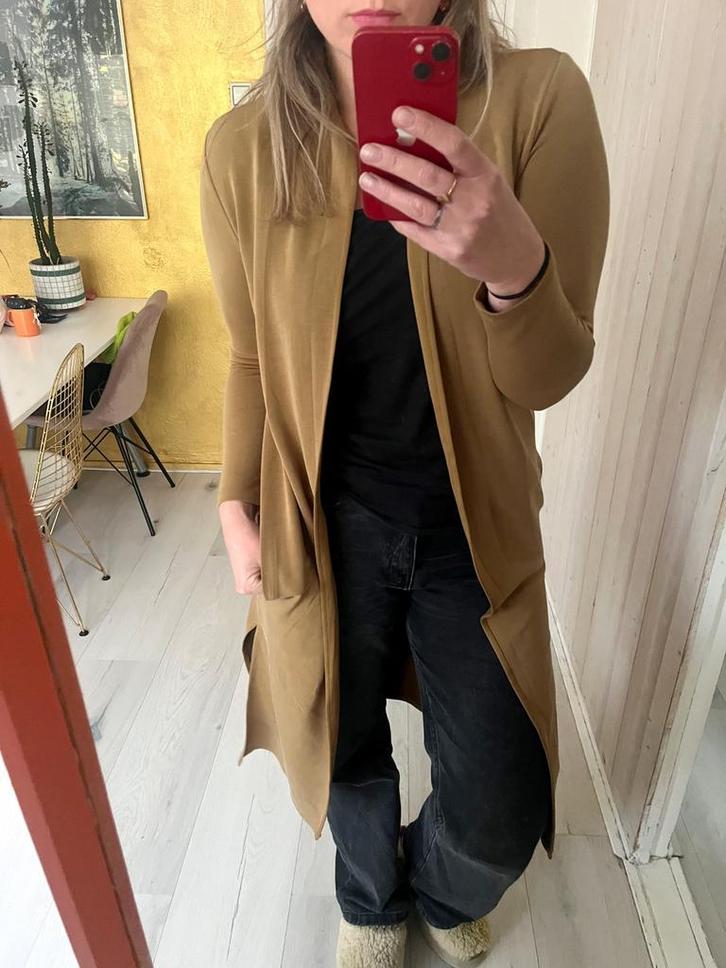 Vest Yaya maat M, Kleding | Dames, Truien en Vesten, Zo goed als nieuw, Maat 38/40 (M), Bruin, Ophalen of Verzenden