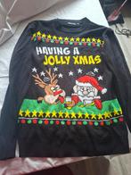 Foute Kersttrui Niblesson - Jolly Xmas, Maat 48/50 (M), Zwart, Ophalen of Verzenden, Zo goed als nieuw