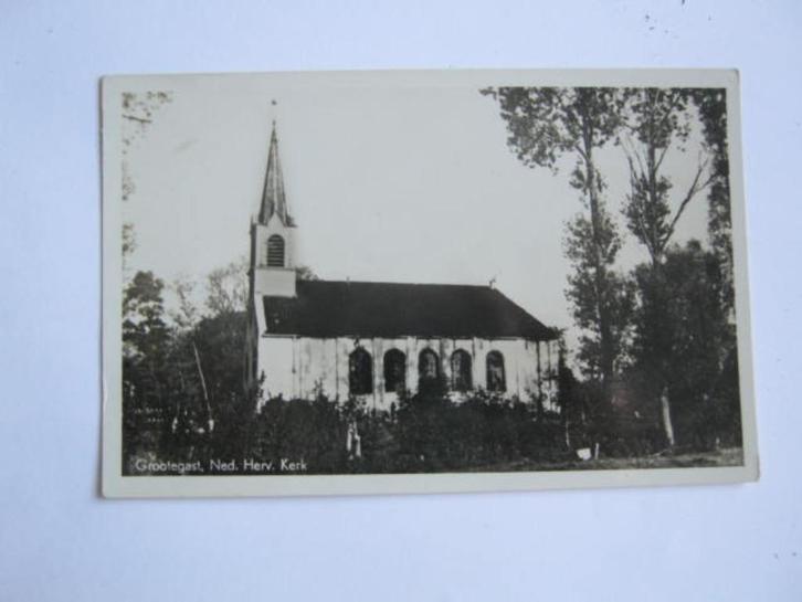 Ansichtkaarten Nederland, TC 10-32 Grootegast, Ned. Herv. K, Verzamelen, Ansichtkaarten | Nederland, Ongelopen, Groningen, 1960 tot 1980