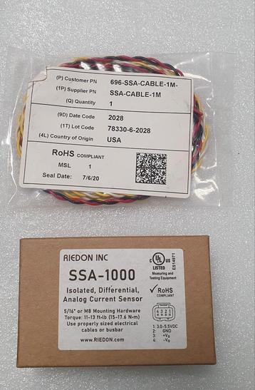 RIEDON SSA-1000 Analog Current Sensor  beschikbaar voor biedingen