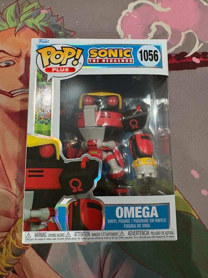 Omega #1056 Funko Pop! Plus: Sonic The Hedgehog, Verzamelen, Poppetjes en Figuurtjes, Nieuw, Ophalen of Verzenden