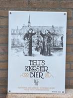 Emaille reclamebord Tielts Klooster Bier brouwerij de poes, Ophalen of Verzenden, Zo goed als nieuw, Reclamebord
