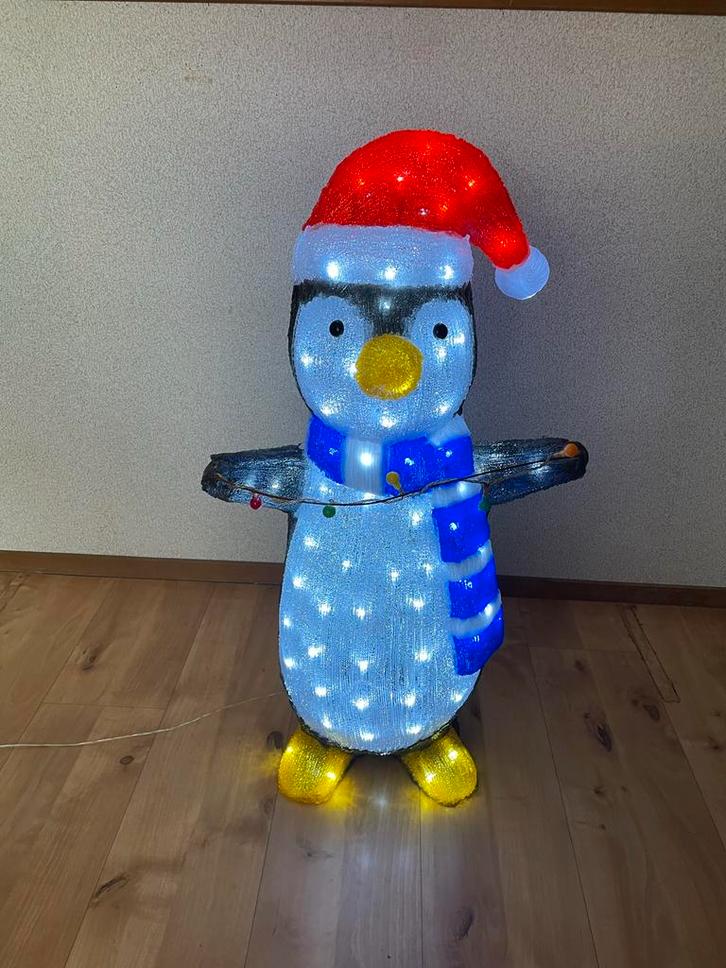 Lumineo Kerst Pinguïn, Diversen, Kerst, Gebruikt, Ophalen