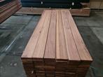 Partij 110 stuks hardhout vlonderplanken 155 cm bezorgen mog, Tuin en Terras, Ophalen, Nieuw, A, Hout