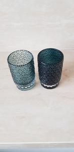 2 mooie waxinelichtjes houders, Ophalen of Verzenden, Nieuw, Overige materialen, Minder dan 25 cm