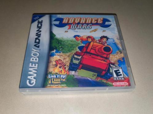 Advance Wars Game Boy Advance GBA Game Case, Spelcomputers en Games, Games | Nintendo Game Boy, Zo goed als nieuw, Verzenden