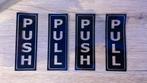 Push / Pull stickers twee sets, Nieuw, Ophalen of Verzenden