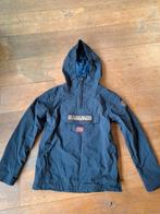 Napapijri zomerjas, donkerblauw, maat 162, Ophalen of Verzenden, Zo goed als nieuw, Jongen of Meisje, Jas
