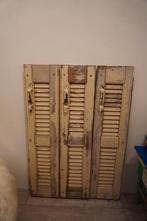 luiken 3 stuks oud vintage frans ecru  hout, Ophalen