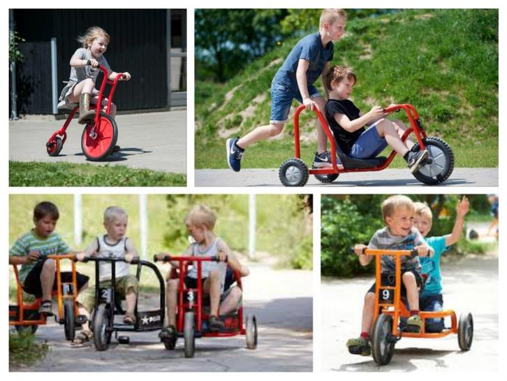 Rijdend materiaal schoolplein, camping, boerderij, KDV, Fietsen en Brommers, Fietsen | Driewielers, Nieuw, Ophalen of Verzenden