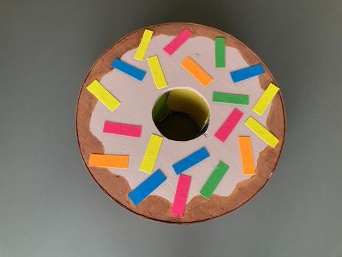 Leuke houten surprise Donut - snoepje - cupcake (snel) klaar, Diversen, Sinterklaas, Zo goed als nieuw, Ophalen of Verzenden