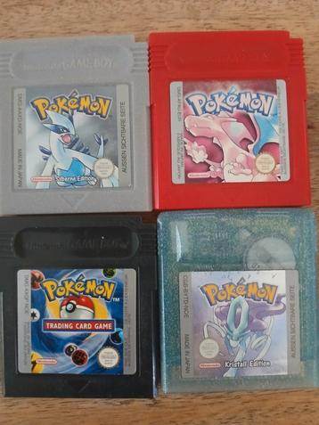 Pokémon Game Boy Games beschikbaar voor biedingen