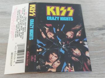 KISS - CRAZY NIGHTS (CASSETTEBANDJE) beschikbaar voor biedingen