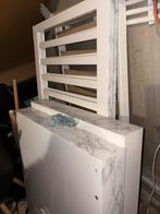 Ledikant met marmerfolie - Gedemonteerd, Ophalen, Zo goed als nieuw, Ledikant