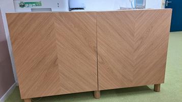 Mooie bruine Ikea Besta opberger kast - afbeelding 4