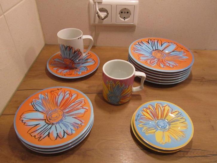 Daisy Rosenthal Studio Line serviesdelen Andy Warhol, Huis en Inrichting, Keuken | Servies, Zo goed als nieuw, Overige typen, Overige stijlen