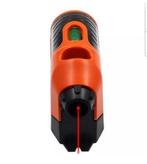 Laser Rechte niveaumeter (oranje) Bieden  Lasergestuurde, Ophalen of Verzenden, Zo goed als nieuw, Afstand