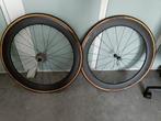 Carbon wielset velgrem 6 cm hoog Novatec naven, Fietsen en Brommers, Fietsonderdelen, Ophalen, Gebruikt, Racefiets, Wiel