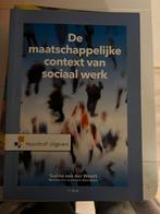 De maatschappelijke context van sociaal werk, Boeken, Ophalen of Verzenden, Zo goed als nieuw