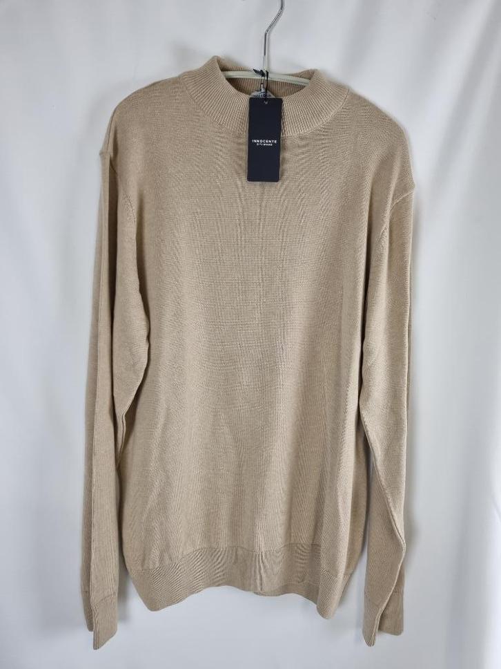 Heren trui coltrui mk Innocente mt S L en XLnieuw, Kleding | Heren, Truien en Vesten, Nieuw, Maat 52/54 (L), Beige, Verzenden