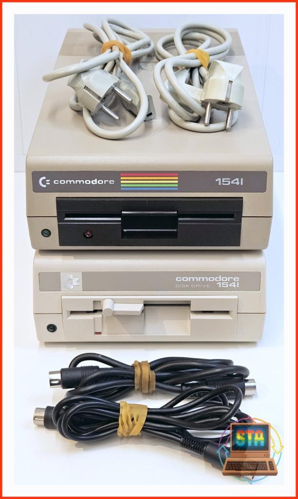 Commodore 1541 Floppy Drive + Disk, Schoon/Gesmeerd/Gerecapt, Computers en Software, Vintage Computers, Ophalen of Verzenden