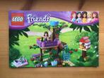 Lego friends boomhut 3065, Ophalen of Verzenden, Zo goed als nieuw, Complete set, Lego