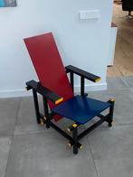 Rietveld Red and Blue stoel replica Cassina, Huis en Inrichting, Stoelen, Ophalen, Blauw, Eén