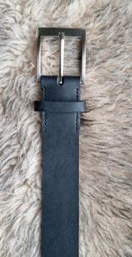 Zwarte handgemaakte broeksriem van kwalitatief leer, Kleding | Dames, Riemen en Ceinturen, 3 tot 5 cm, Heupriem, Ophalen of Verzenden