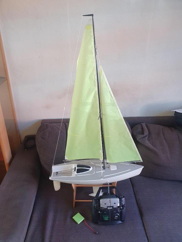 rc zeilboot Graupner micro magic compleet vaar klaar., Hobby en Vrije tijd, Modelbouw | Boten en Schepen, Zo goed als nieuw, Overige merken