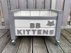 Steigerhouten katten / honden bak ( mand ), Ophalen, Zo goed als nieuw