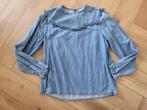 Prachtig spijker blousje van By Bar, maat L-XL, Kleding | Dames, Blouses en Tunieken, By bar, Blauw, Maat 42/44 (L), Ophalen of Verzenden
