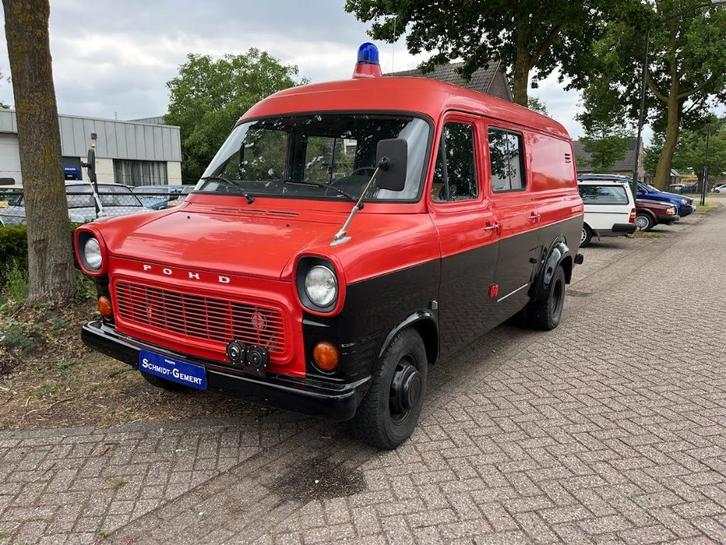 Ford Transit 1976 Rood belastingvrij, Auto's, Bestelauto's, Bedrijf, Ford, Benzine, Handgeschakeld, Geïmporteerd, Rood, Bruin