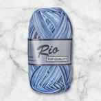 Nieuwe bollen RIO katoen multi blauw, Ophalen of Verzenden, Nieuw, Breien of Haken, Wol of Garen