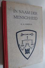 Neurenbergproces, naam menschheid door G.Knepflè-1945-1946, Ophalen of Verzenden, Overige onderwerpen, G.Knepflè, Tweede Wereldoorlog