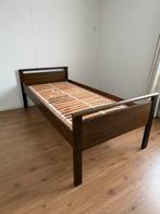 Seniorenbed 90x200, Ophalen, 90 cm, Eenpersoons, Bruin