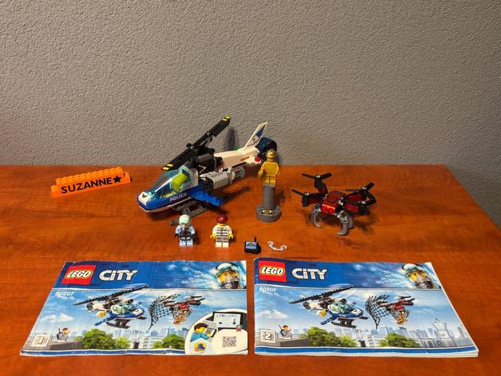 Lego 60207 - City - Sky Police Drone Chase, Kinderen en Baby's, Speelgoed | Duplo en Lego, Zo goed als nieuw, Lego, Complete set