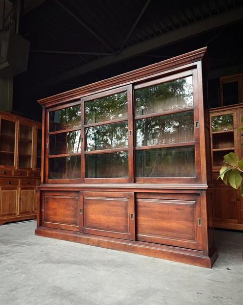 Antieke Buffetkast | Wandmeubel | Buffetkast teak #1950, Antiek en Kunst, Antiek | Meubels | Kasten, Ophalen of Verzenden